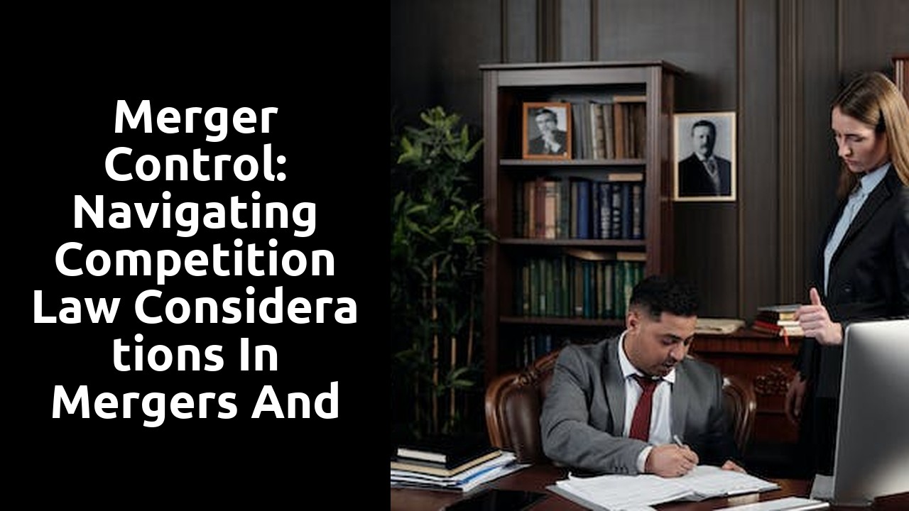 Merger Control: Navigating Competition Law Considerations in Mergers and Acquisitions