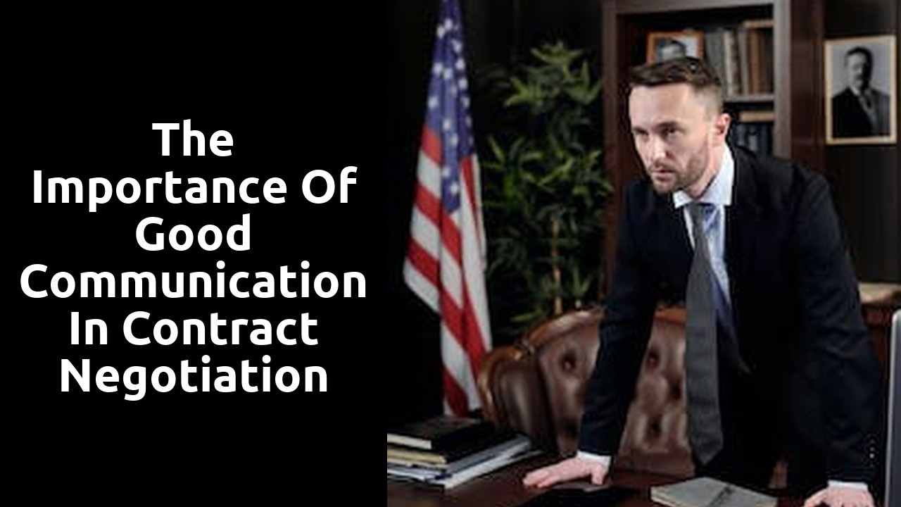 The Importance of Good Communication in Contract Negotiation