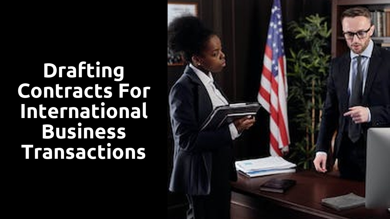 Drafting Contracts for International Business Transactions