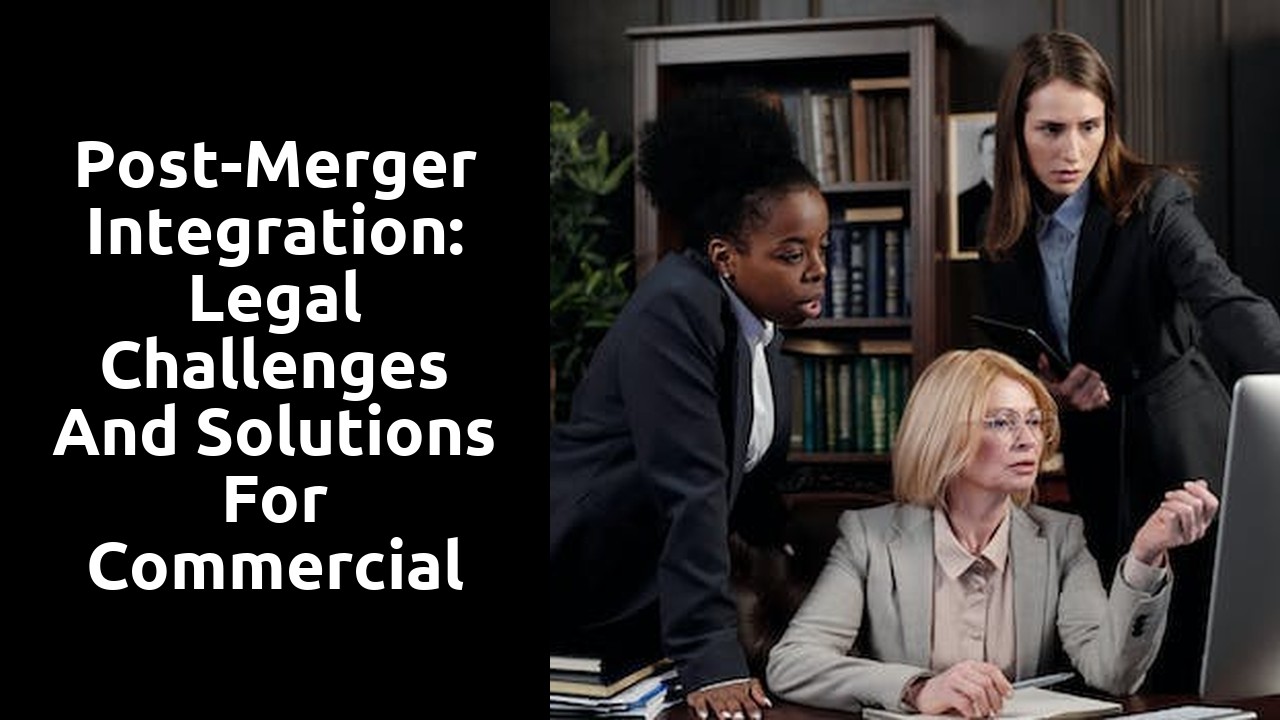 Post-Merger Integration: Legal Challenges and Solutions for Commercial Solicitors