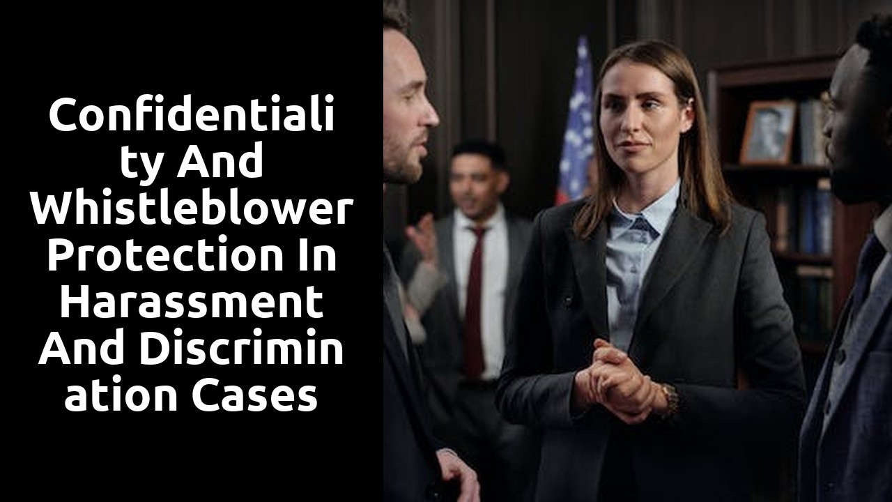 Confidentiality and Whistleblower Protection in Harassment and Discrimination Cases